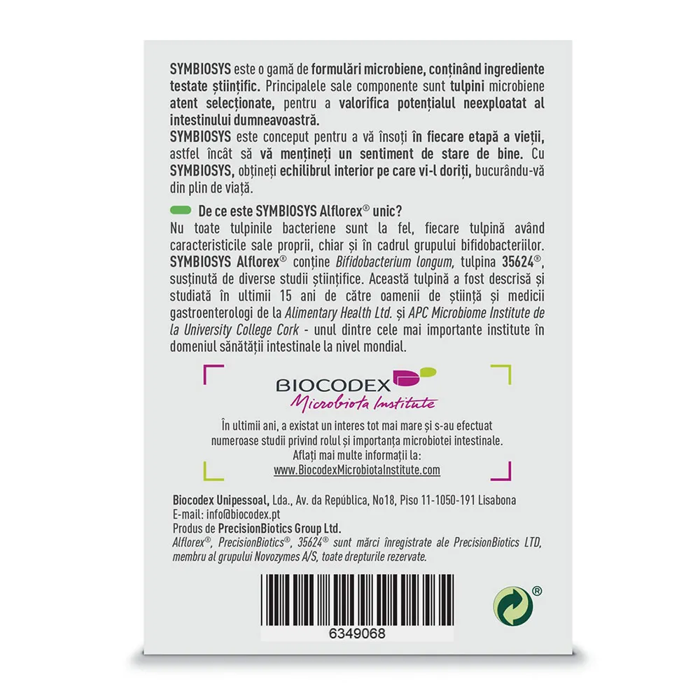 Symbiosys Alflorex, 30 capsule, Biocodex