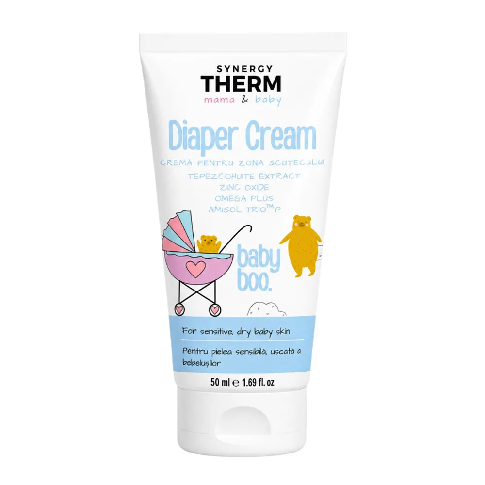 Crema pt Zona Scutecului Anti-iritatii Mama & Baby, 50ml, Synergy Therm