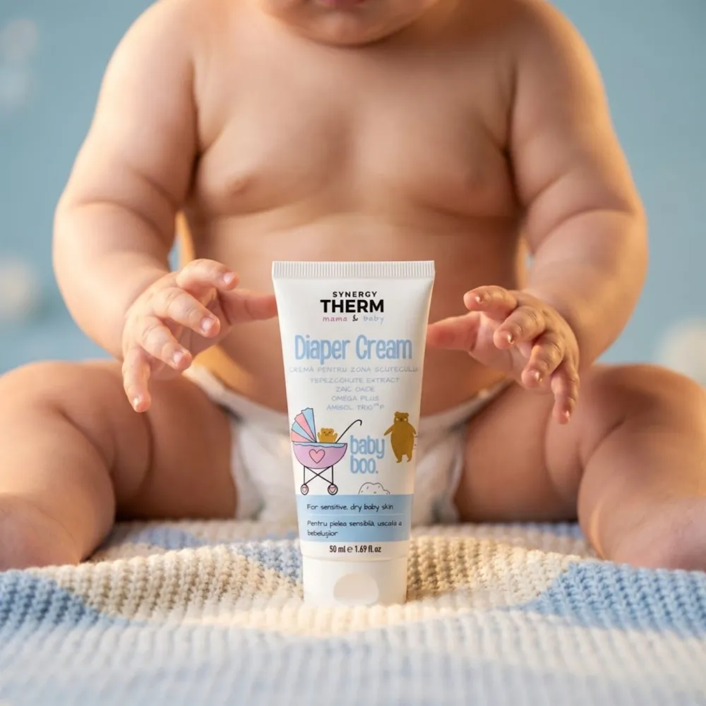Crema pt Zona Scutecului Anti-iritatii Mama & Baby, 50ml, Synergy Therm