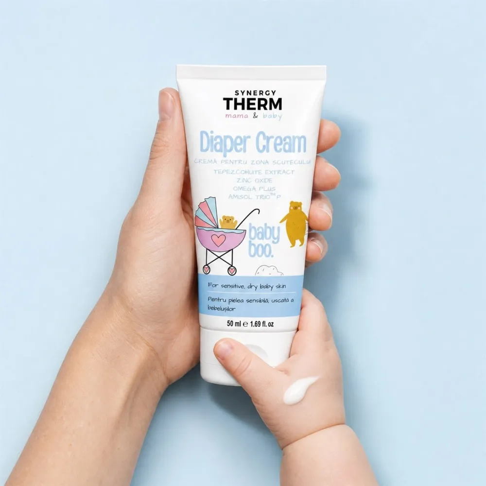Crema pt Zona Scutecului Anti-iritatii Mama & Baby, 50ml, Synergy Therm