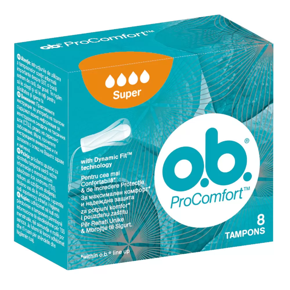 Tampoane ProComfort Super, 16 bucati, OB