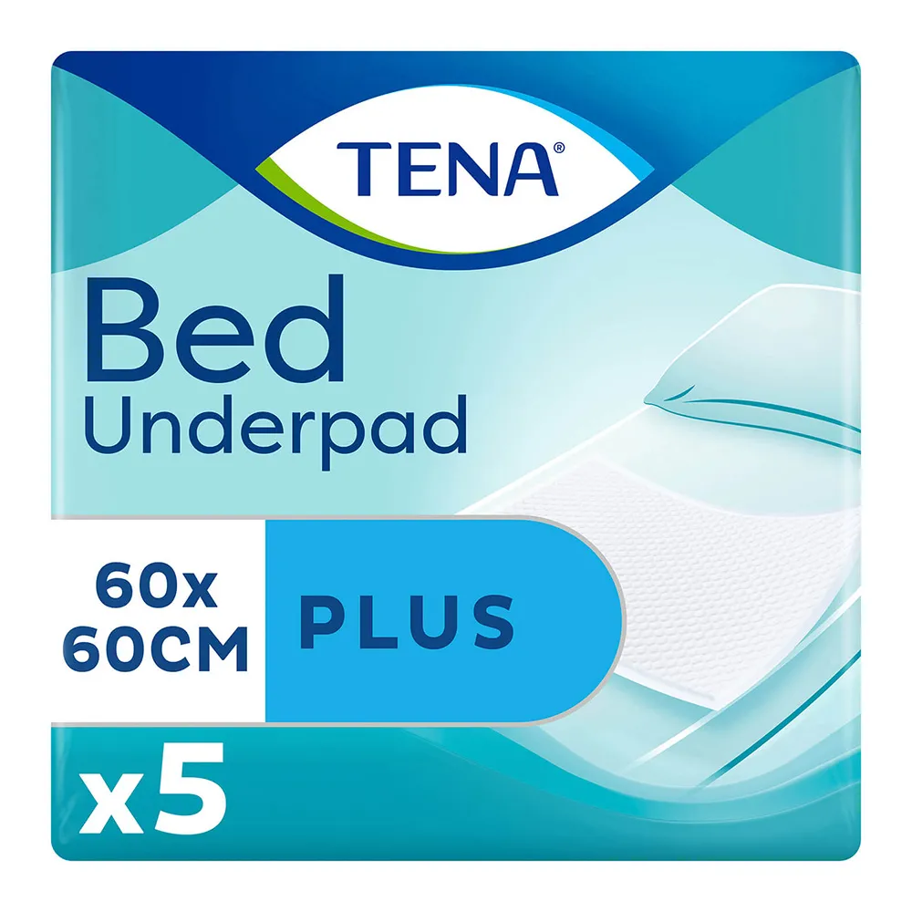Aleze absorbante Bed Plus, 60 x 60 cm, 5 bucati, Tena protectii pentru pat
