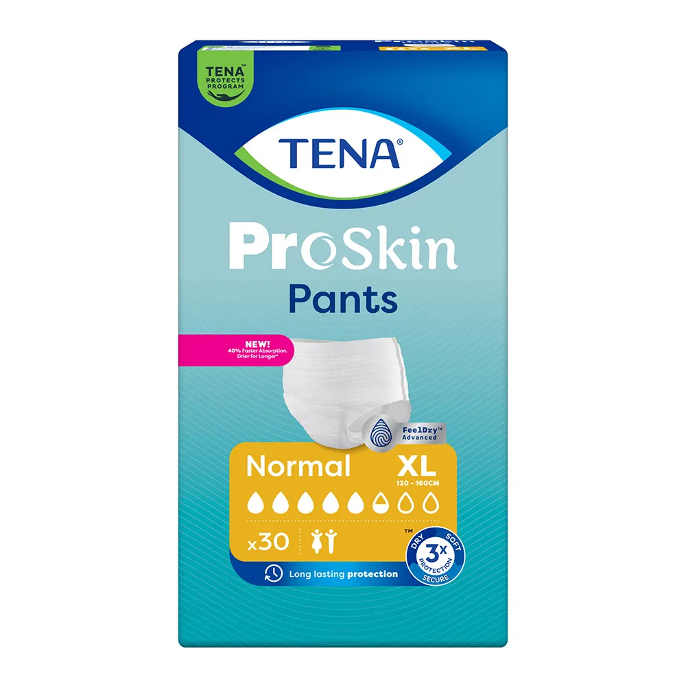 Scutece tip chilot pentru adulti Pants Normal, marime XL, 30 bucati, Tena