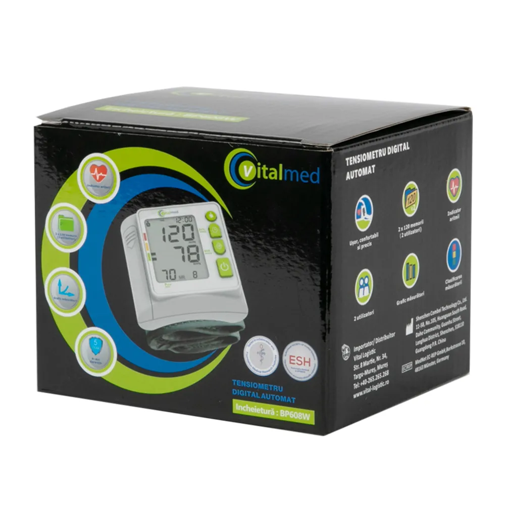 Tensiometru Incheietura BP608W, VitalMed