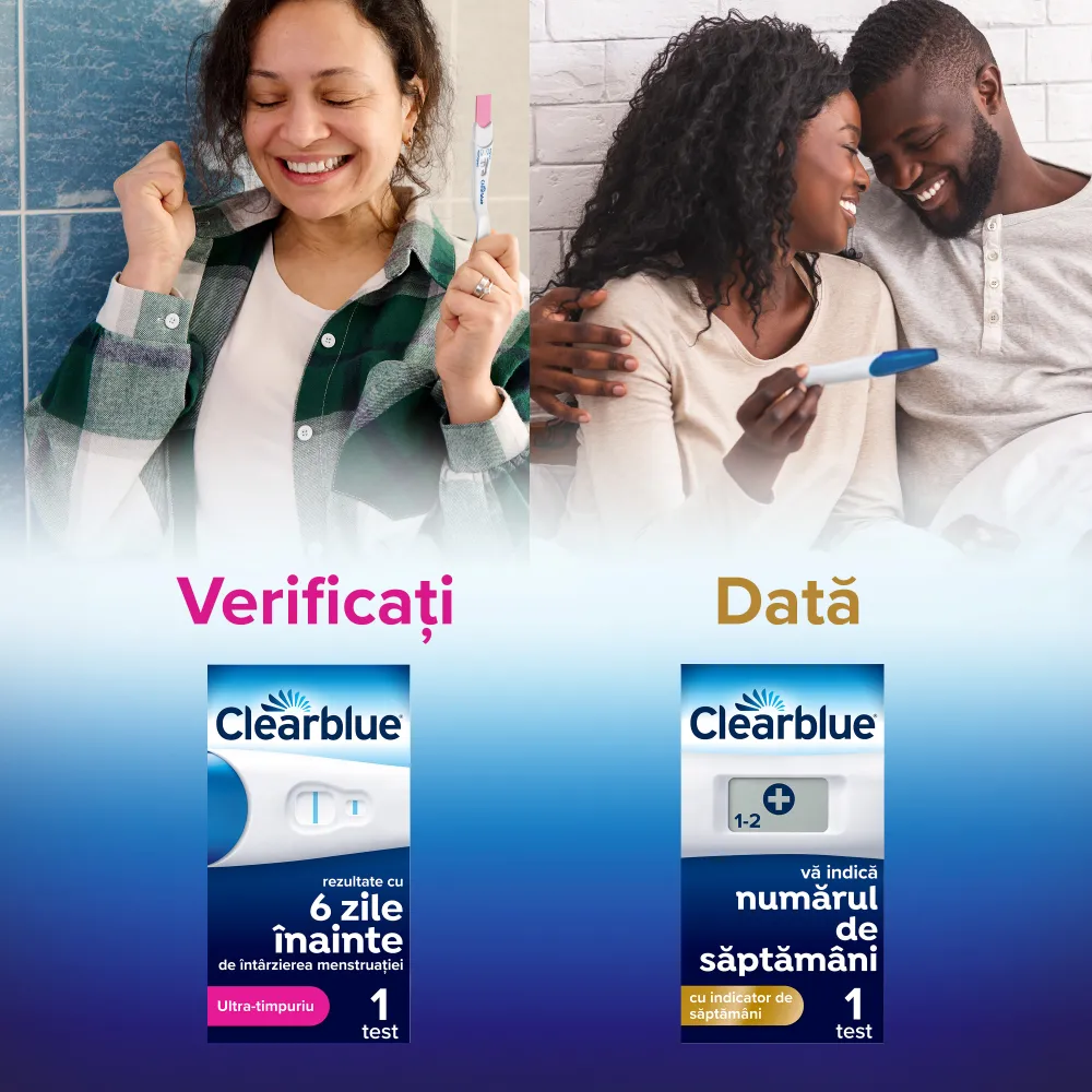 Test Sarcina Clearblue Detectare Rapida, 1 buc