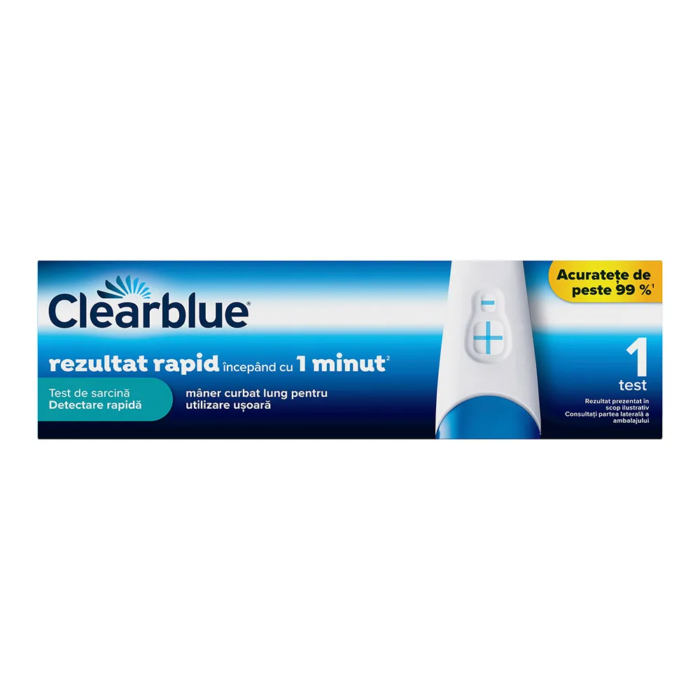 Test Sarcina Clearblue Detectare Rapida, 1 buc