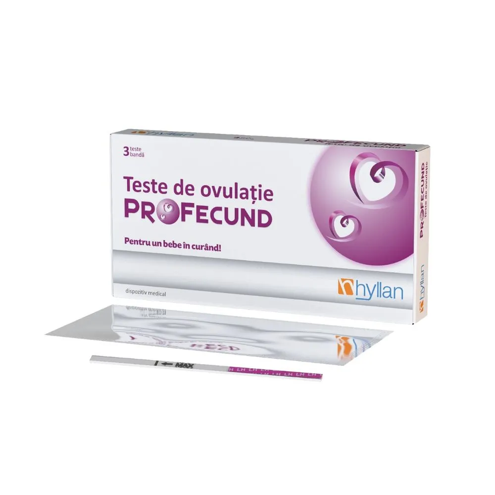 Teste de ovulatie ProFecund, 3 teste, Hyllan