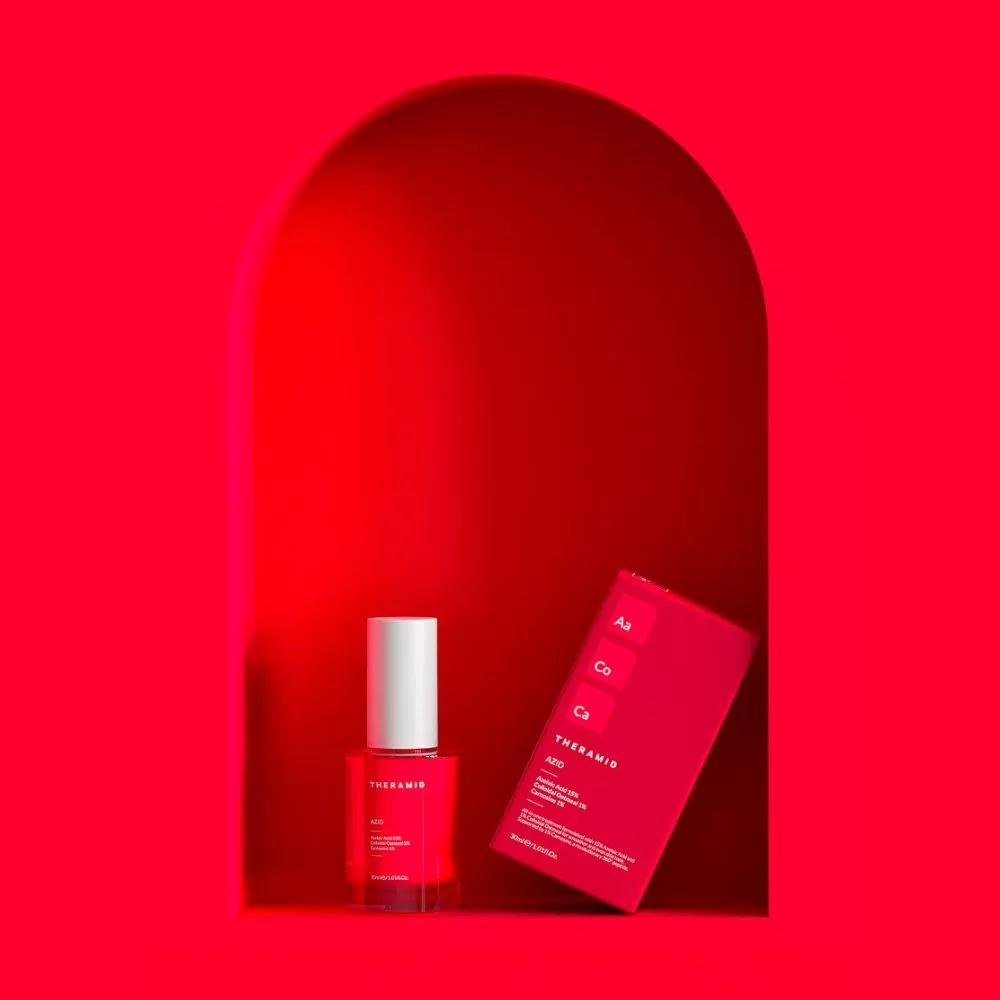 Theramid Azid Ser pentru Piele Reactiva cu Acid Azelaic 15%, 30 ml