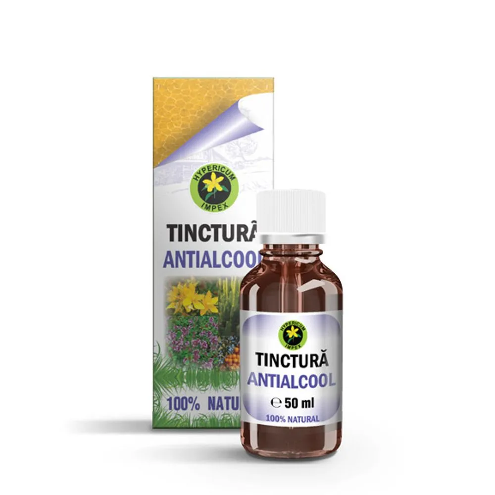 Tinctura Antialcool, 50 ml, Hypericum