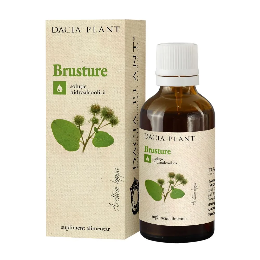 Tinctura de Brusture, 50 ml, Dacia Plant