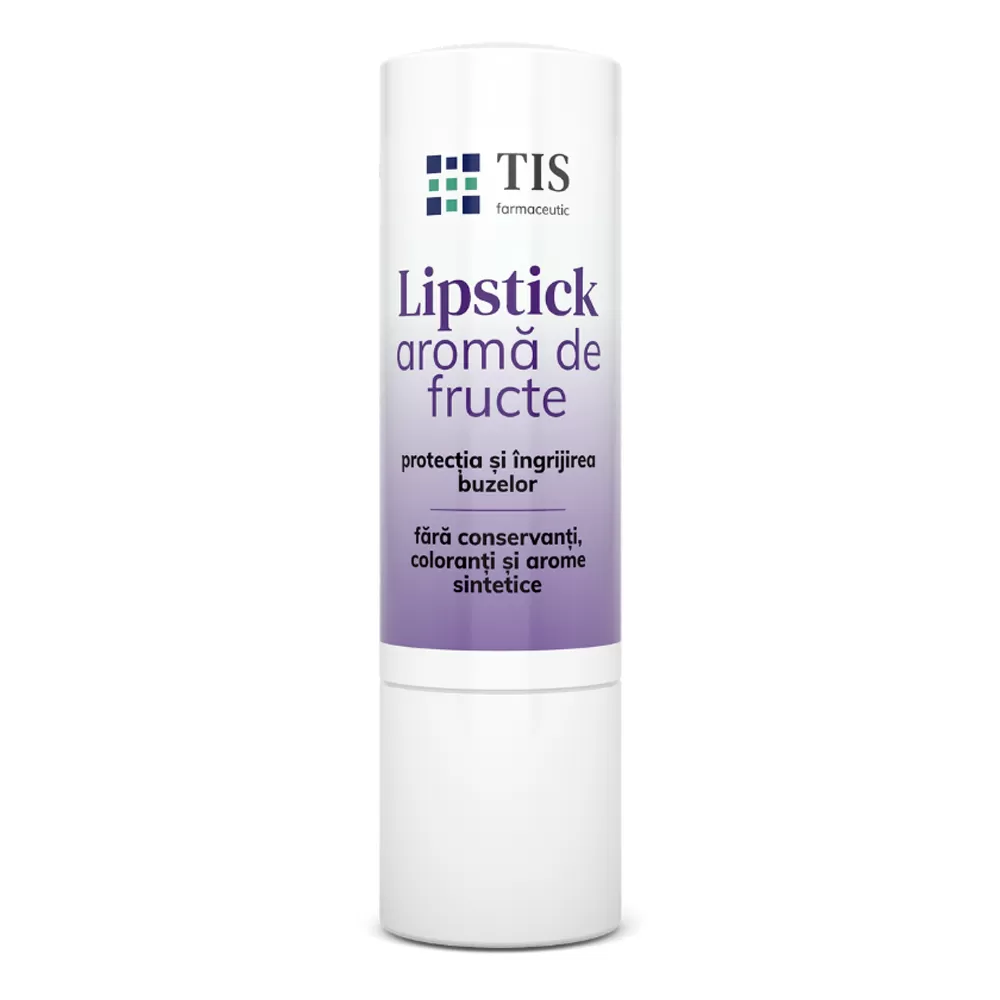 Lipstick cu aroma de Fructe, 4 g, Tis Farmaceutic