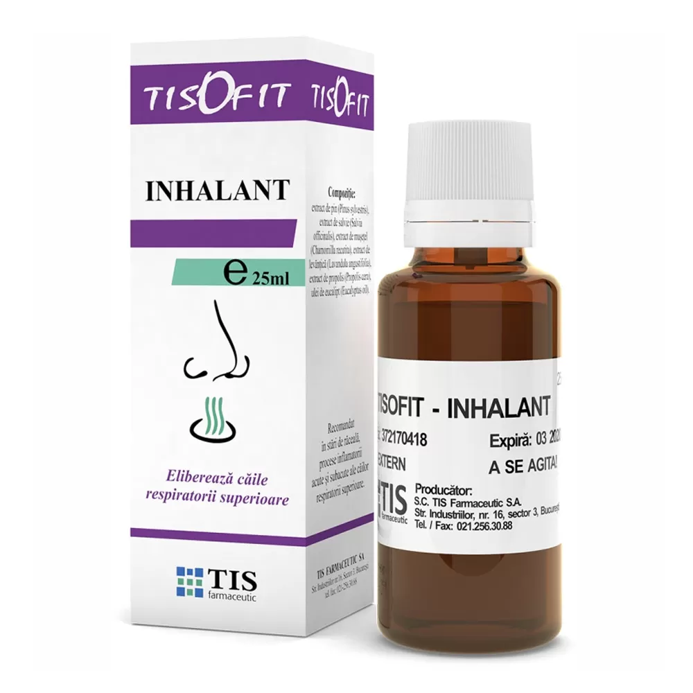 Inhalant Tisofit, 25 ml, Tis Farmaceutic