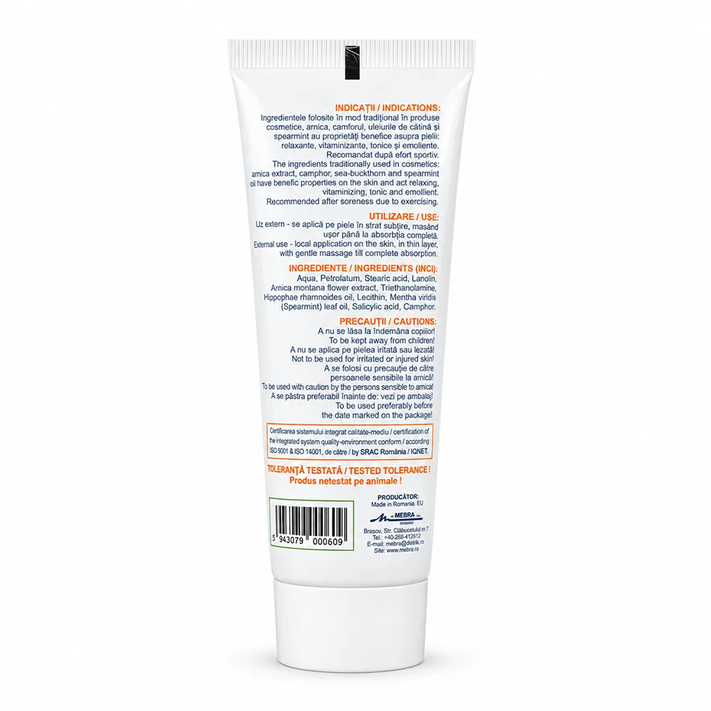 Tonifor crema tonica si relaxanta, 75ml, Mebra