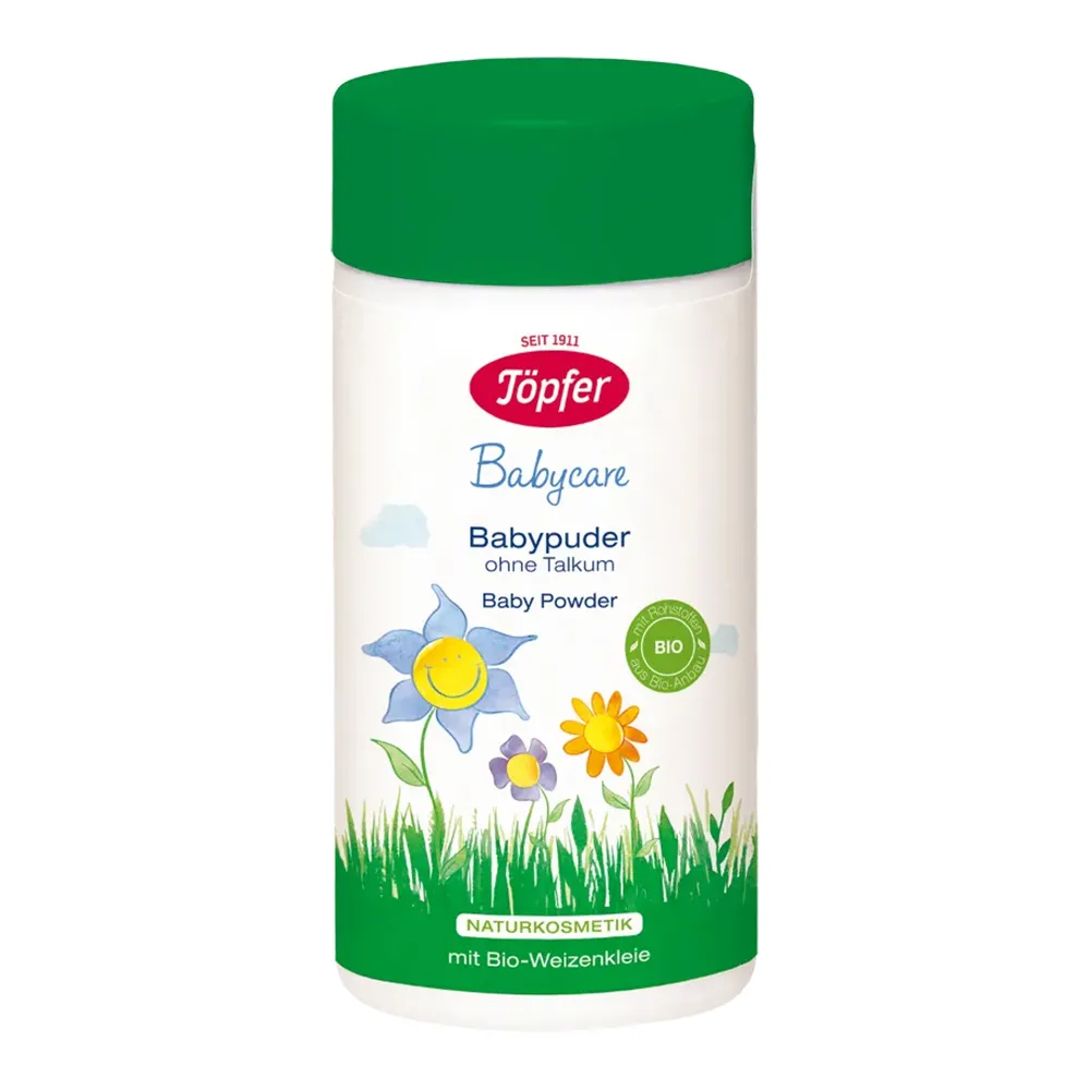 Pudra pentru bebelusi cu extract organic de galbenele Babycare, 75g, Topfer