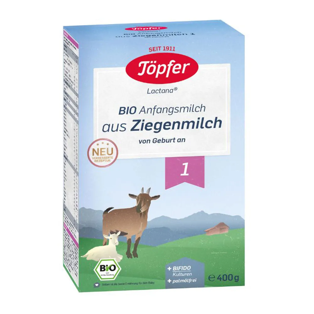 Lapte Capra Bio 1 New, 400g, Topfer