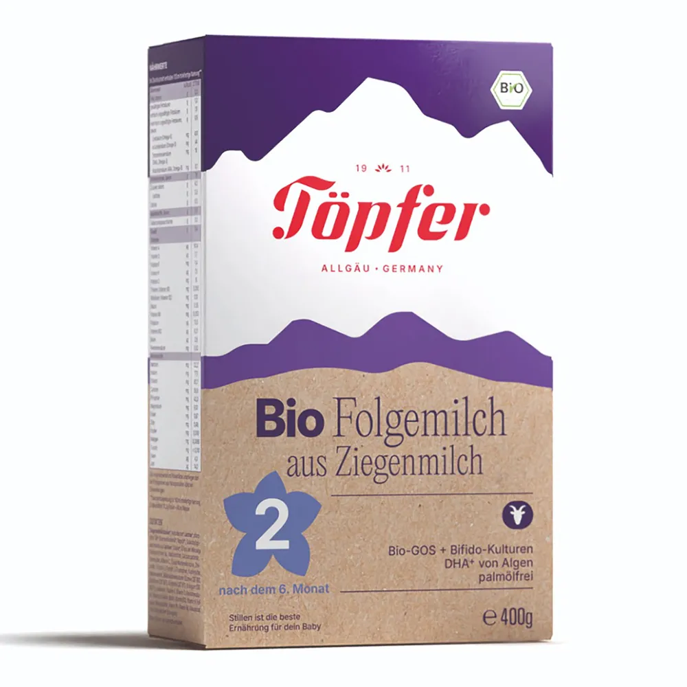 Lapte Capra Bio 2 Formula Noua, 400g, Topfer