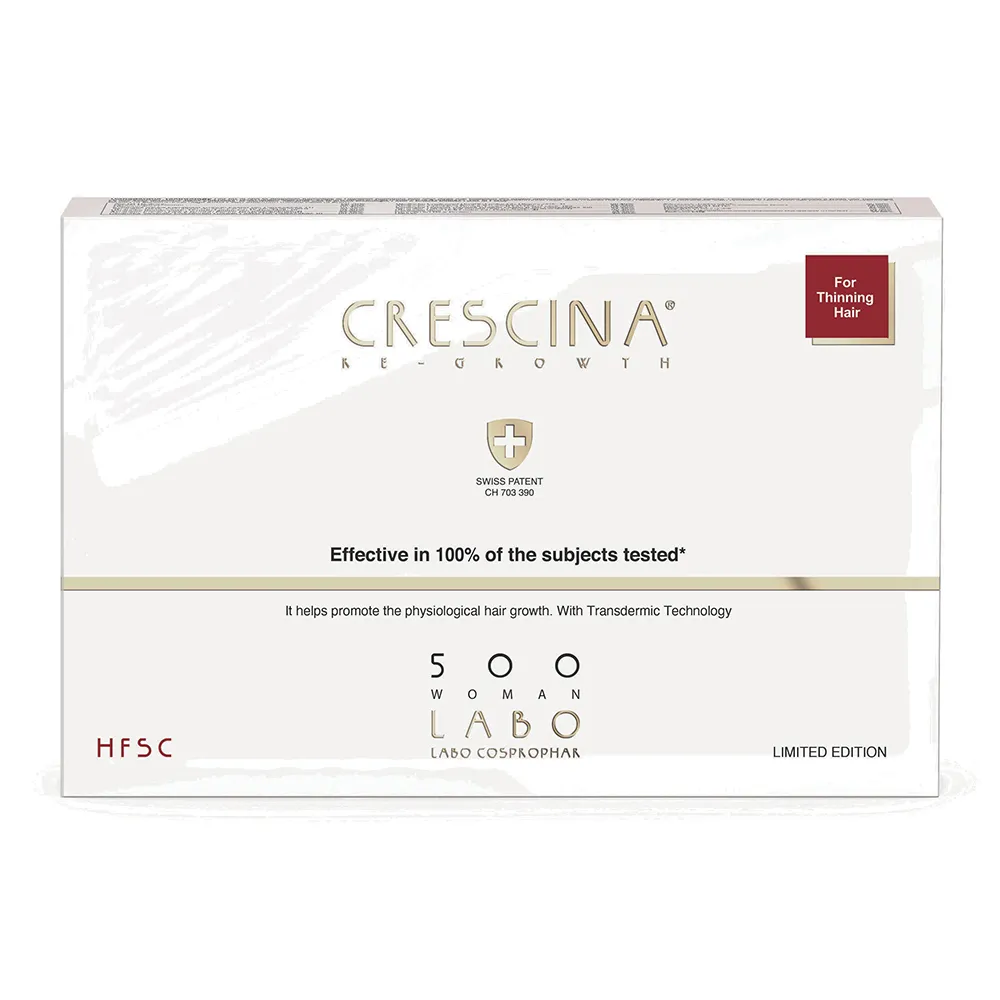 Tratament Crescina HFSC Transdermic Re-Growth 500 Woman, 5 fiole, Labo
