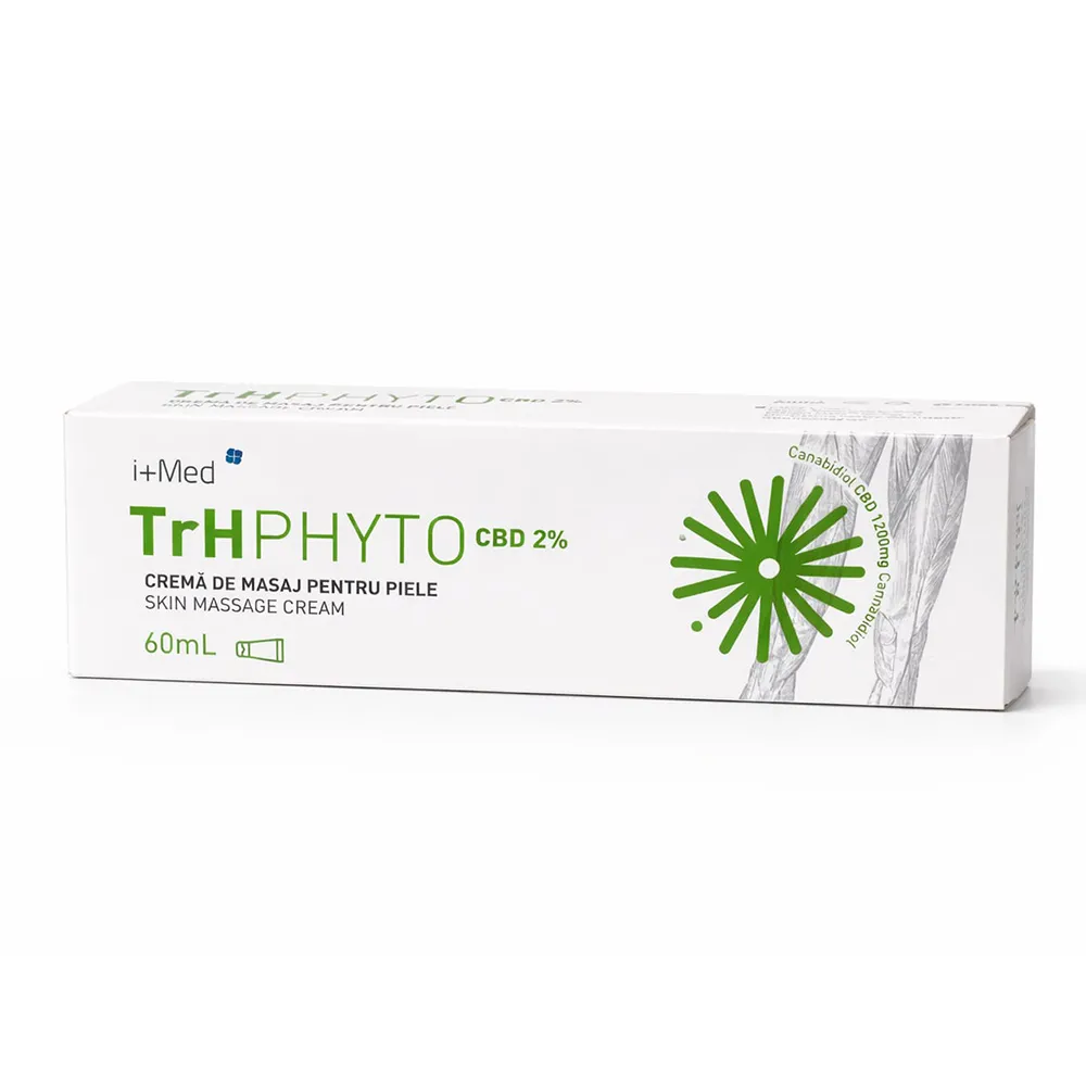Crema de Masaj pentru Piele TrH Phyto CBD 2%, 60ml, Ortho Plus