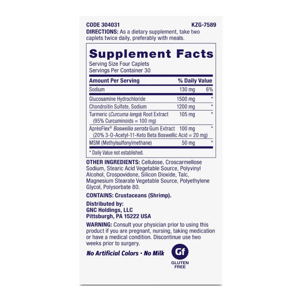 TriFlex™ Fast-Acting, ApresFlex® Studiat Clinic , Formula Premium