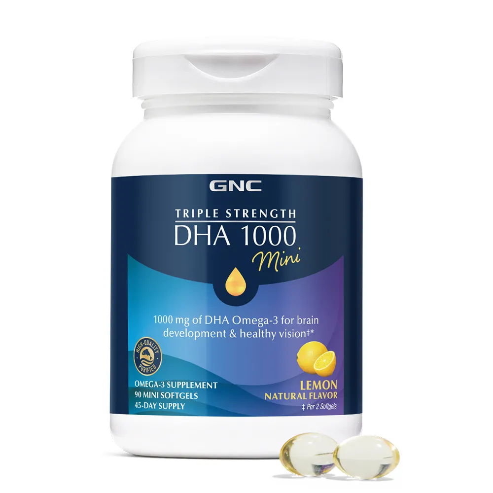 Triple Strength DHA 1000 Mini, 90 capsule, GNC