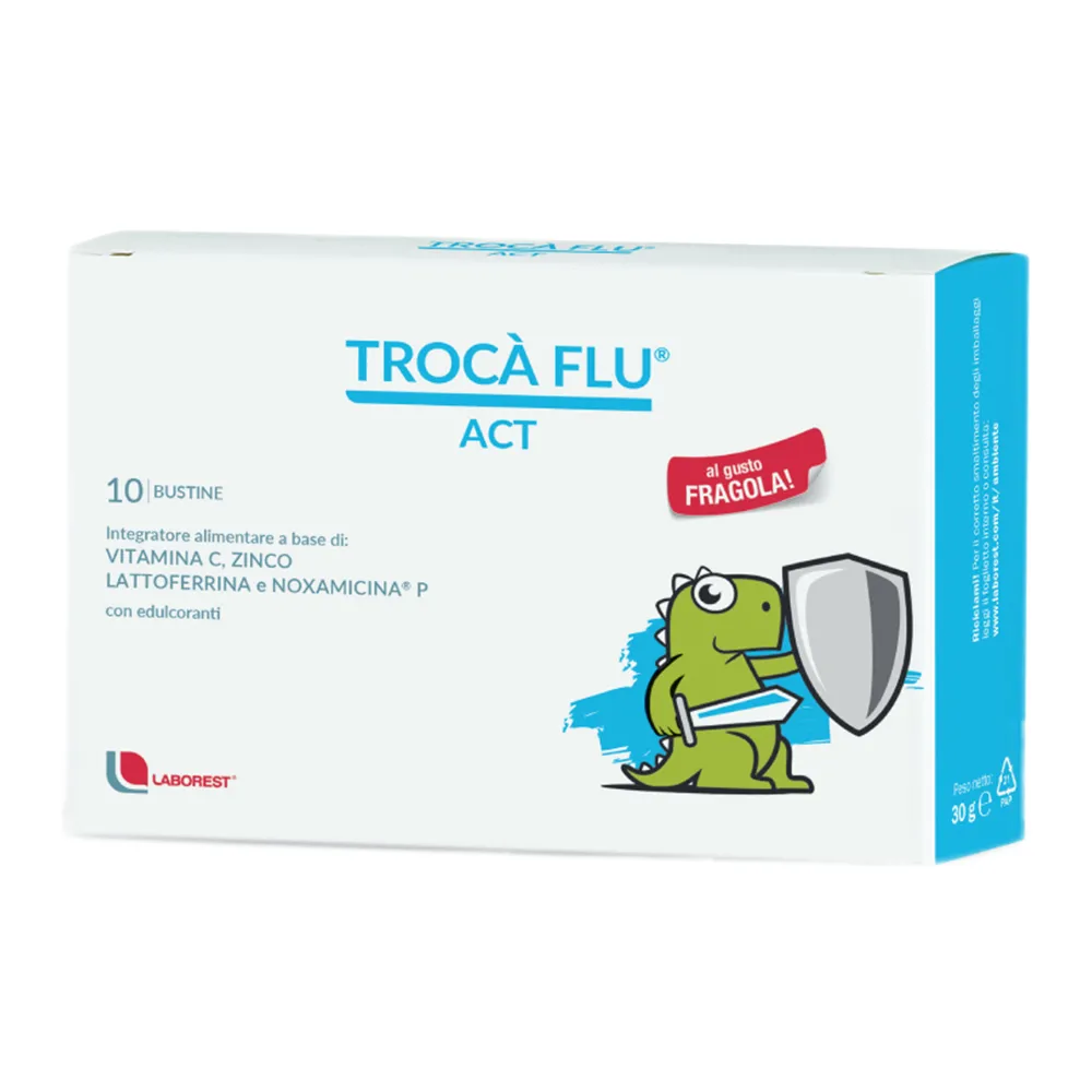 Troca Flu Act, 10 plicuri, Laborest