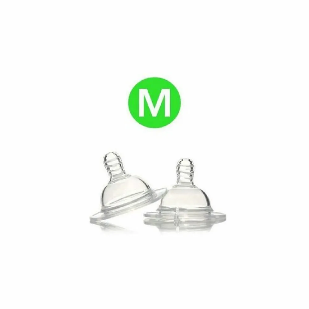 Twistshake Tetina Anticolici Silicon BFA 0% Medium +2 luni -buc x 2