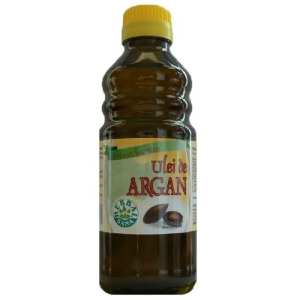 Ulei de Argan presat la rece, 250 ml, Herbavit