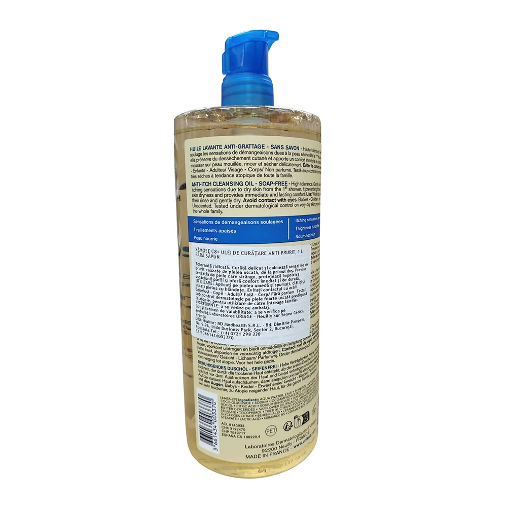 Ulei de curatare Xemose, 1l, Uriage