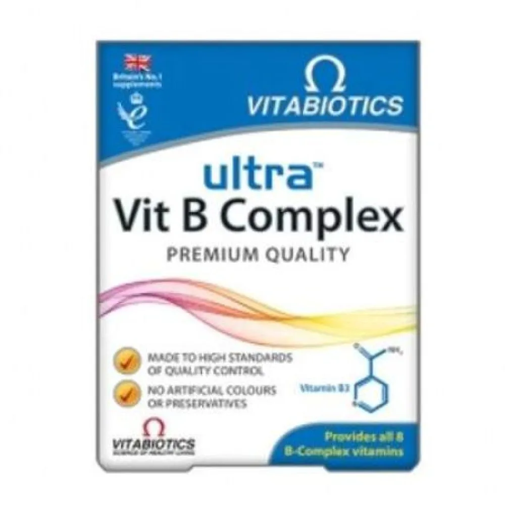 Ultra Vit B Complex Premium Quality, 60 tablete, Vitabiotics