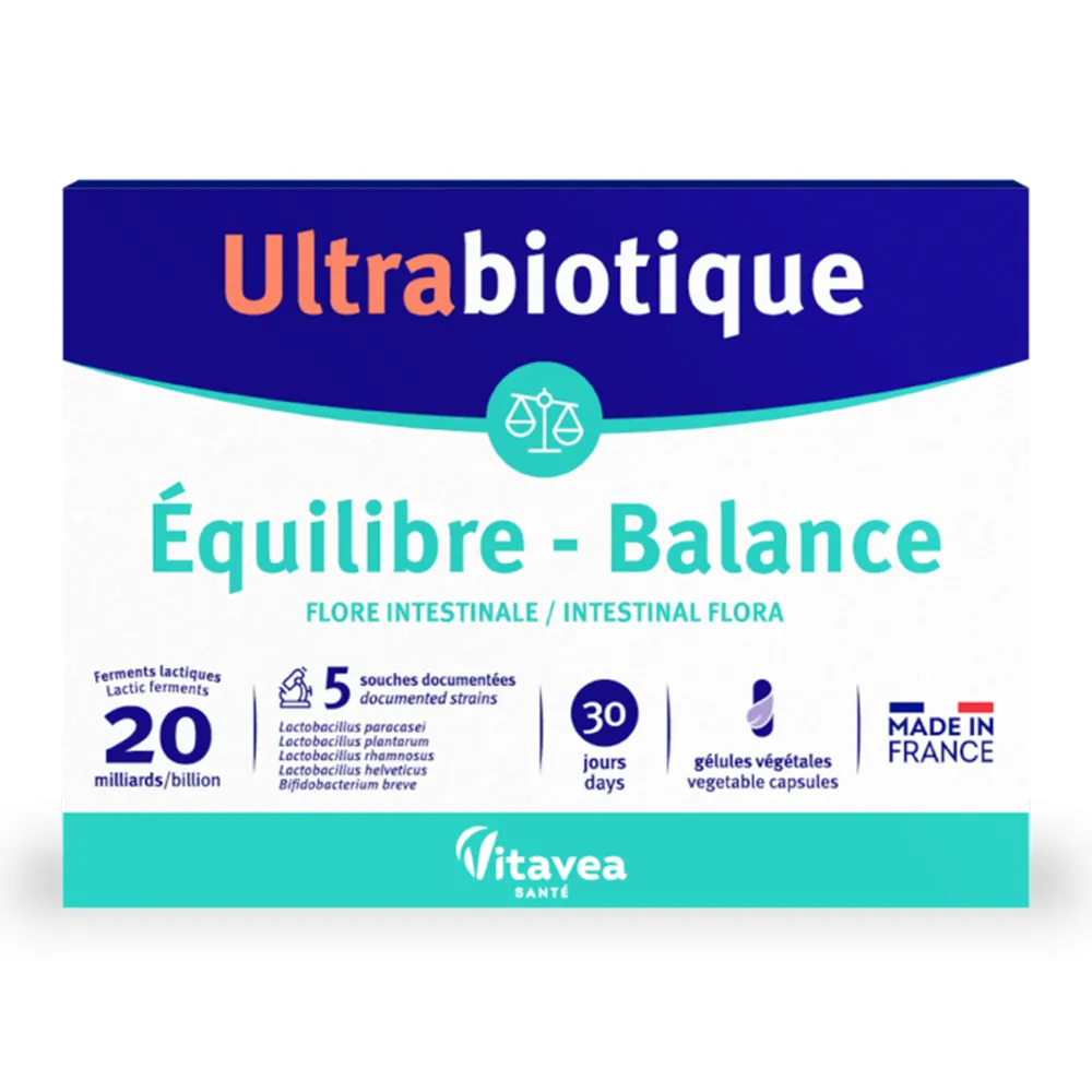 Probiotic Equilibre - Balance Ultrabiotique, 30 capsule, Vitavea