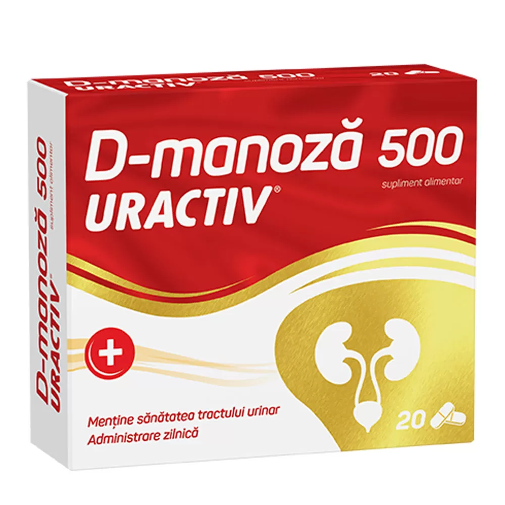 Uractiv D-Manosa 500 mg -capsule x 20 - Fiterman