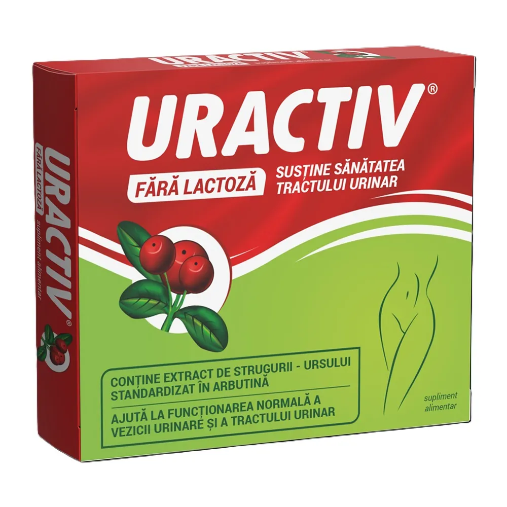 Uractiv Forte fara Lactoza, 21 capsule, Terapia Rambaxy