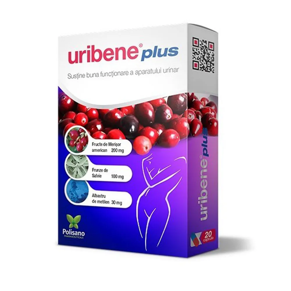Uribene Plus, 20 capsule, Polisano