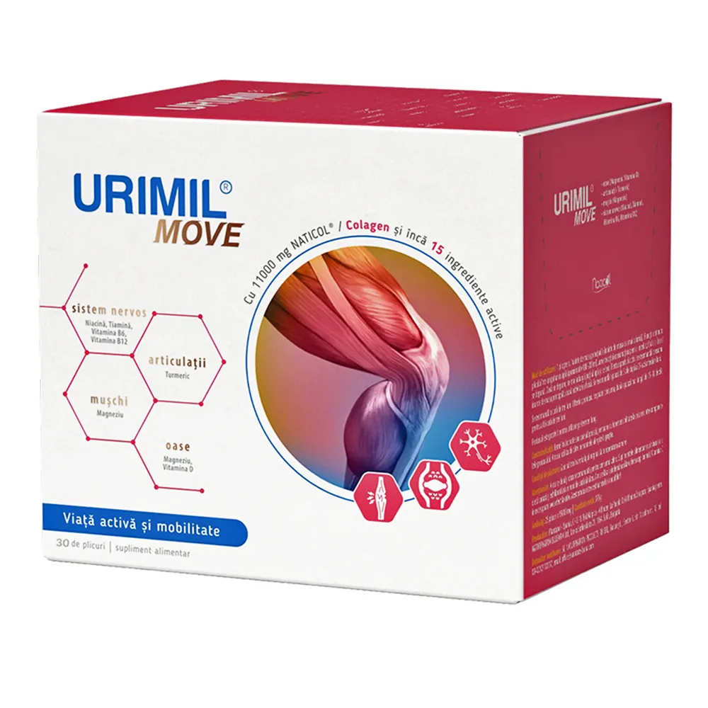Urimil Move, 30 plicuri, NaturPharma