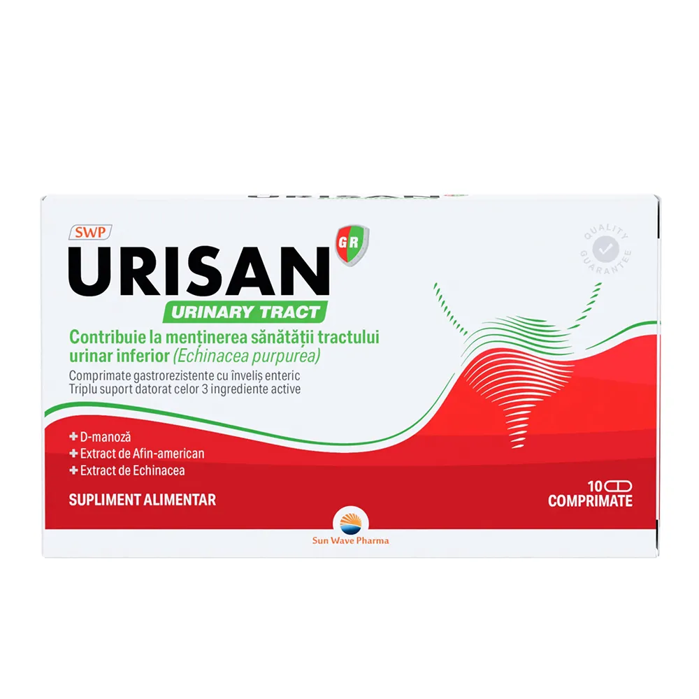 Urisan Urinary Tract, 10 comprimate, Sun Wave Pharma