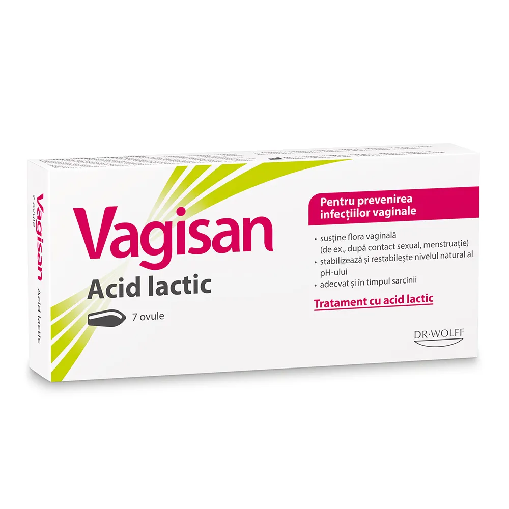 Vagisan Acid Lactic, 7 ovule