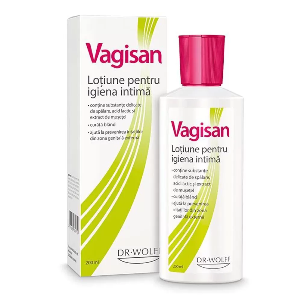 Lotiune pentru igiena intima Vagisan, 200 ml, Dr. Wolff