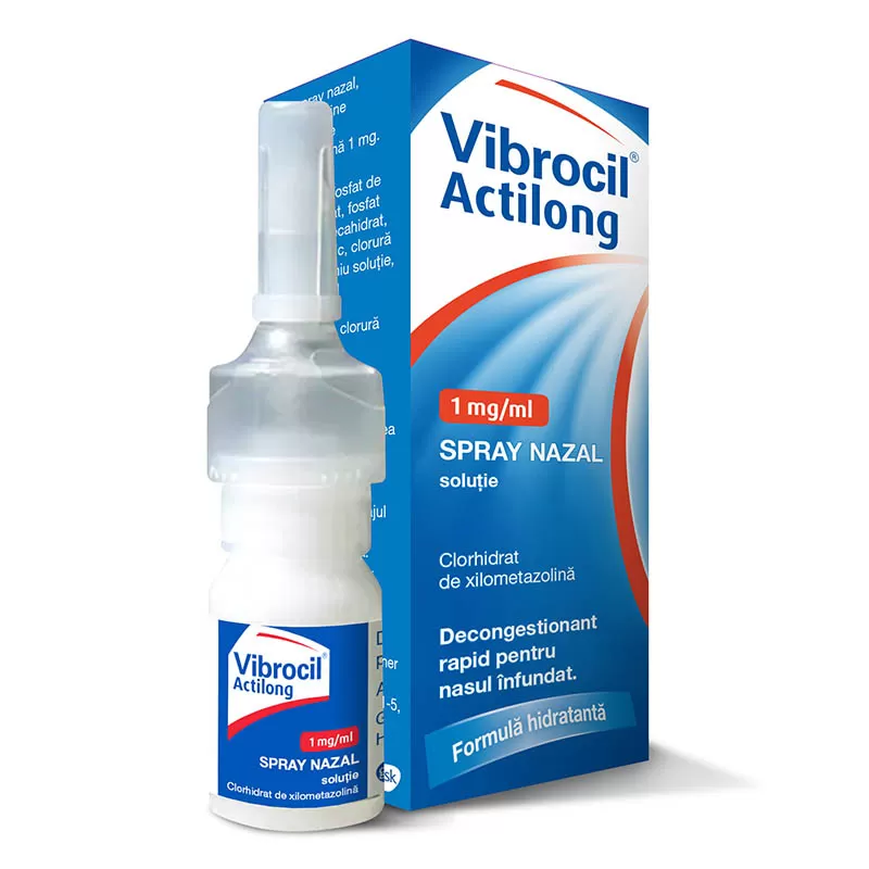 Vibrocil Actilong spray nazal, solutie, 1mg/ml, 10 ml, Gsk