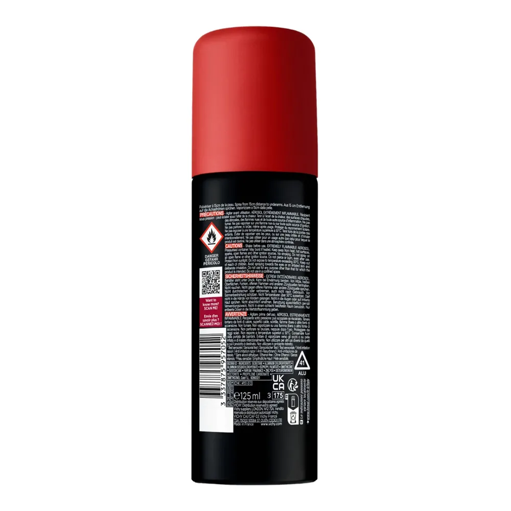 Spray antiperspirant pentru barbati Clinical Control 96H, 125 ml, Vichy