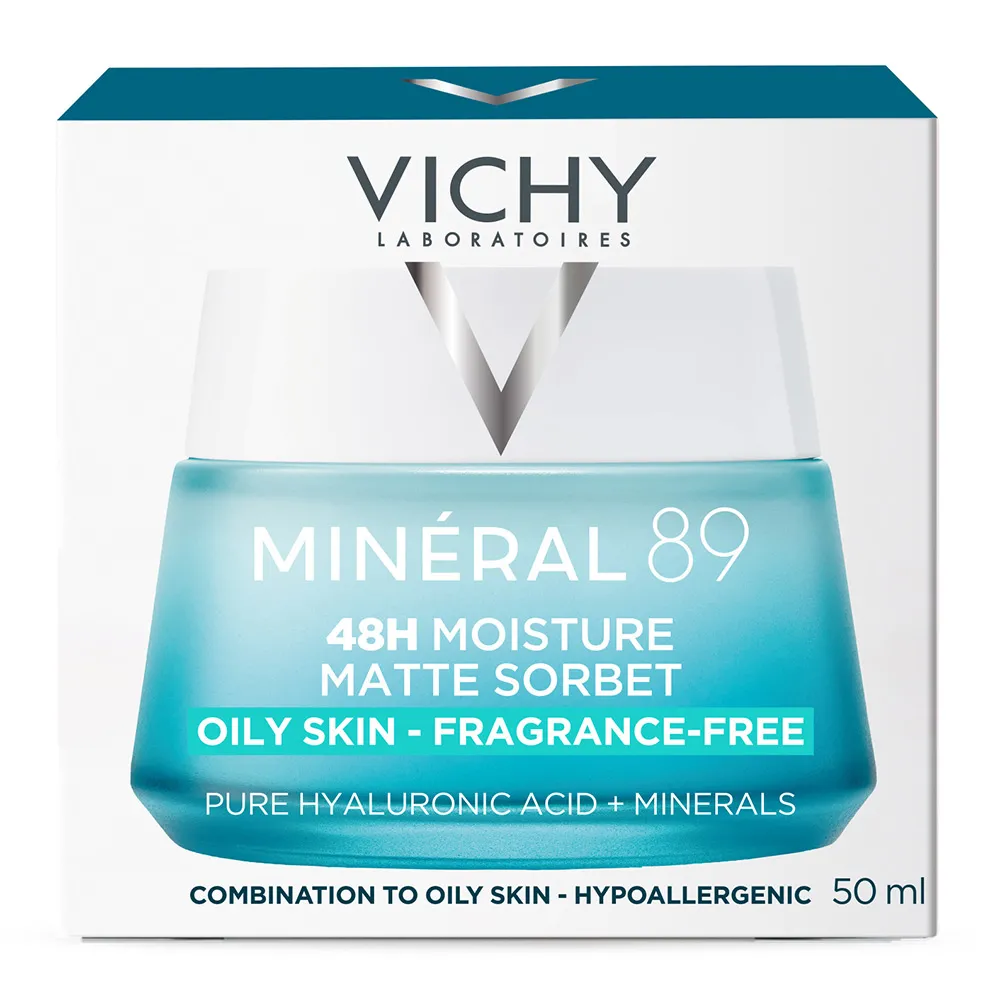 Crema Hidratanta Non-grasa 48H Mineral 89 Sorbet, 50ml, Vichy