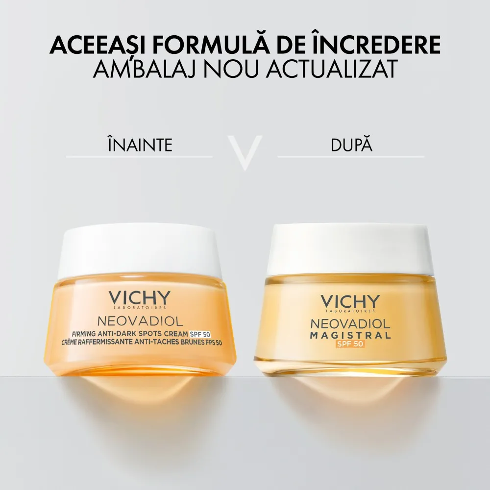 Crema de zi Anti-Pete Pigmentare Brune SPF50 Neovadiol Magistral, 50ml, Vichy