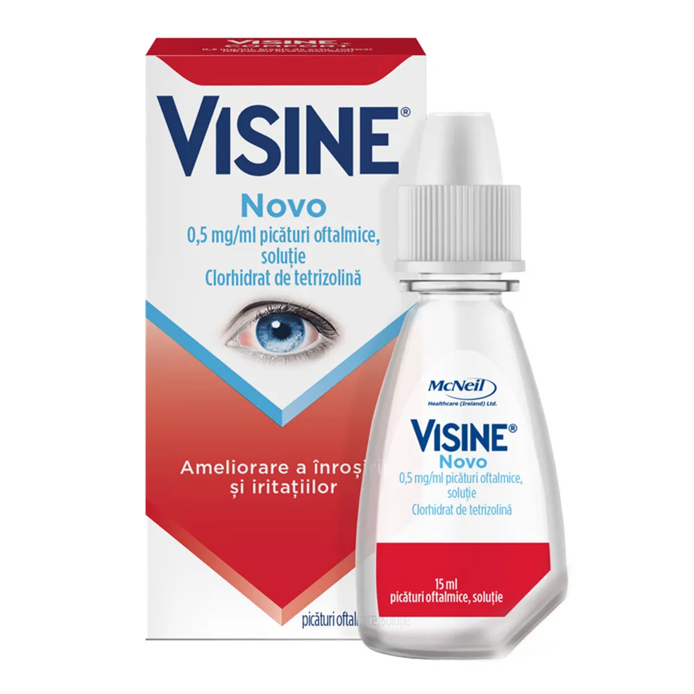 Picaturi oftalmice Visine Novo, 15 ml, Mcneil/ Kenvue