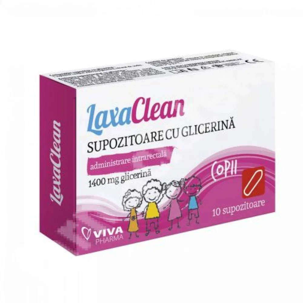 Vitalia LaxaClean Supozitoare cu Glicerina
