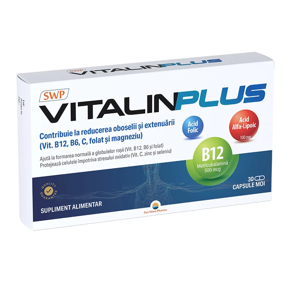 Vitalin Plus, 30 capsule, Sun Wave Pharma