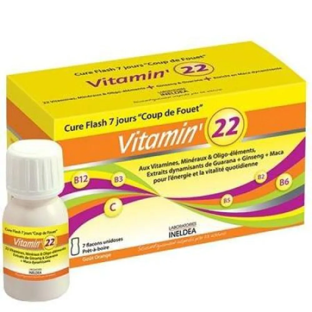 Vitamin 22 Cure Flask 7 Jours -fl. x 7
