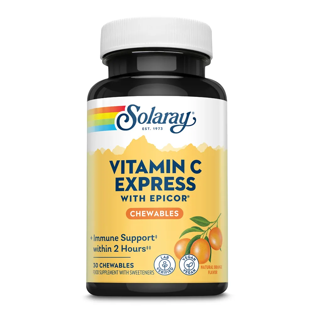 Vitamin C Express with Epicor, 30 comprimate masticabile, Secom