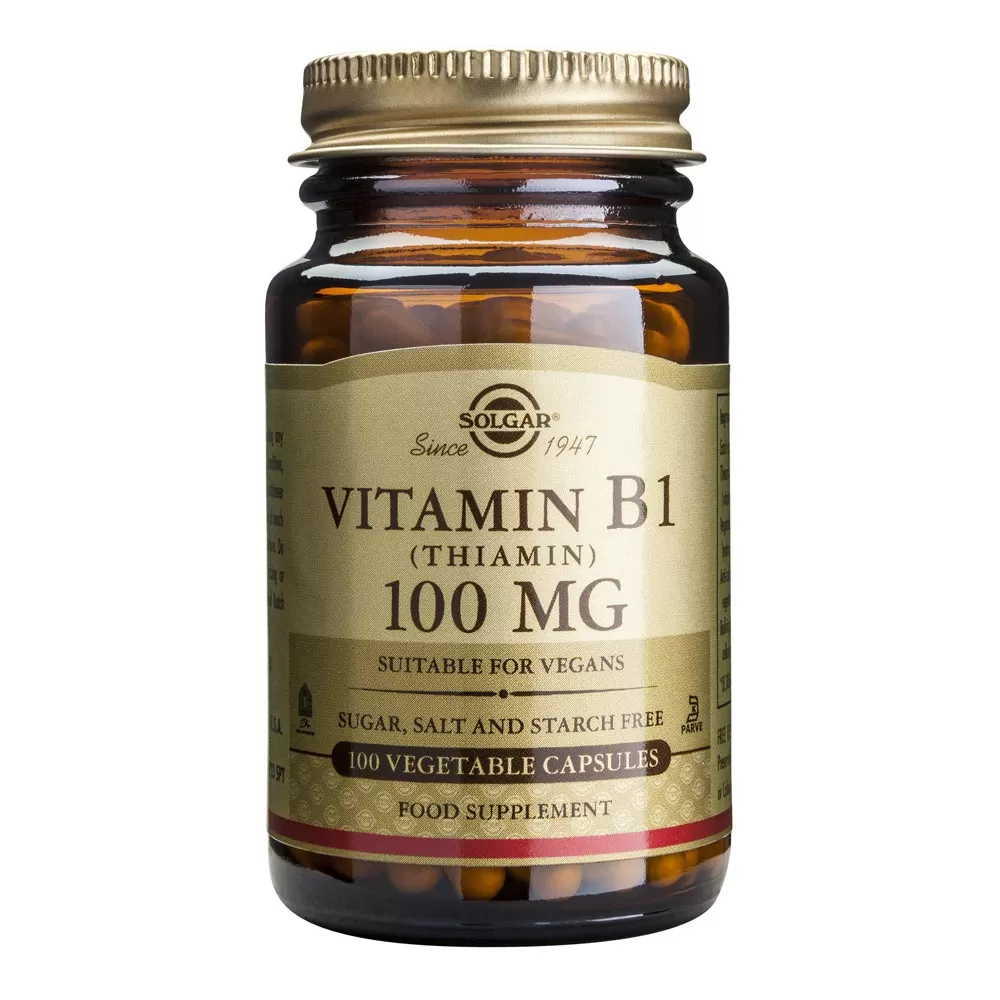 Vitamina B1 100 mg, 100 capsule, Solgar