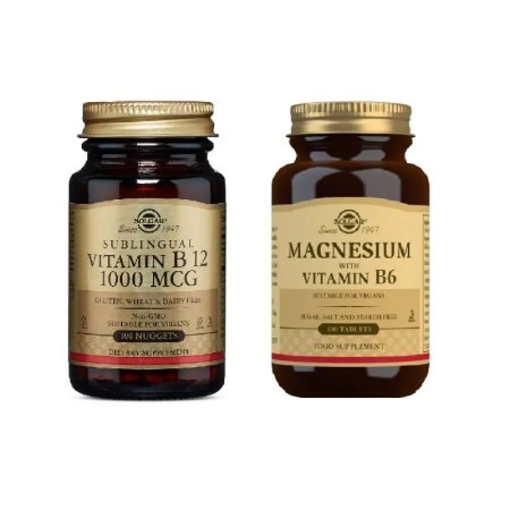 Vitamina B12, 1000 mcg, 100 tablete, Solgar