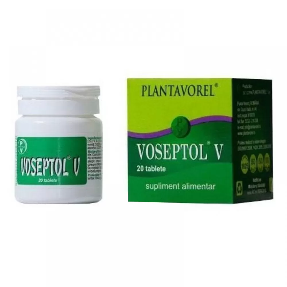 Voseptol V, 20 tablete, Plantavorel
