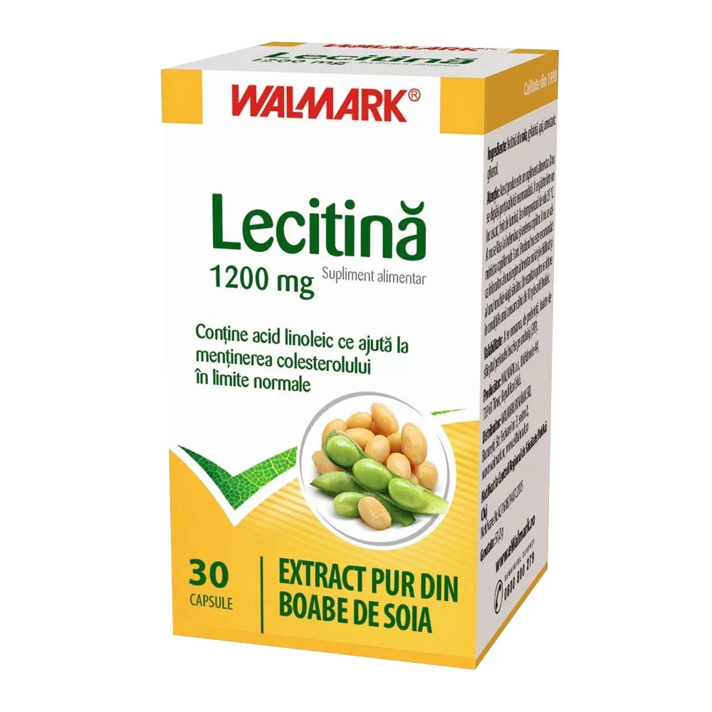 Lecitina 1200mg, 30 capsule, Walmark
